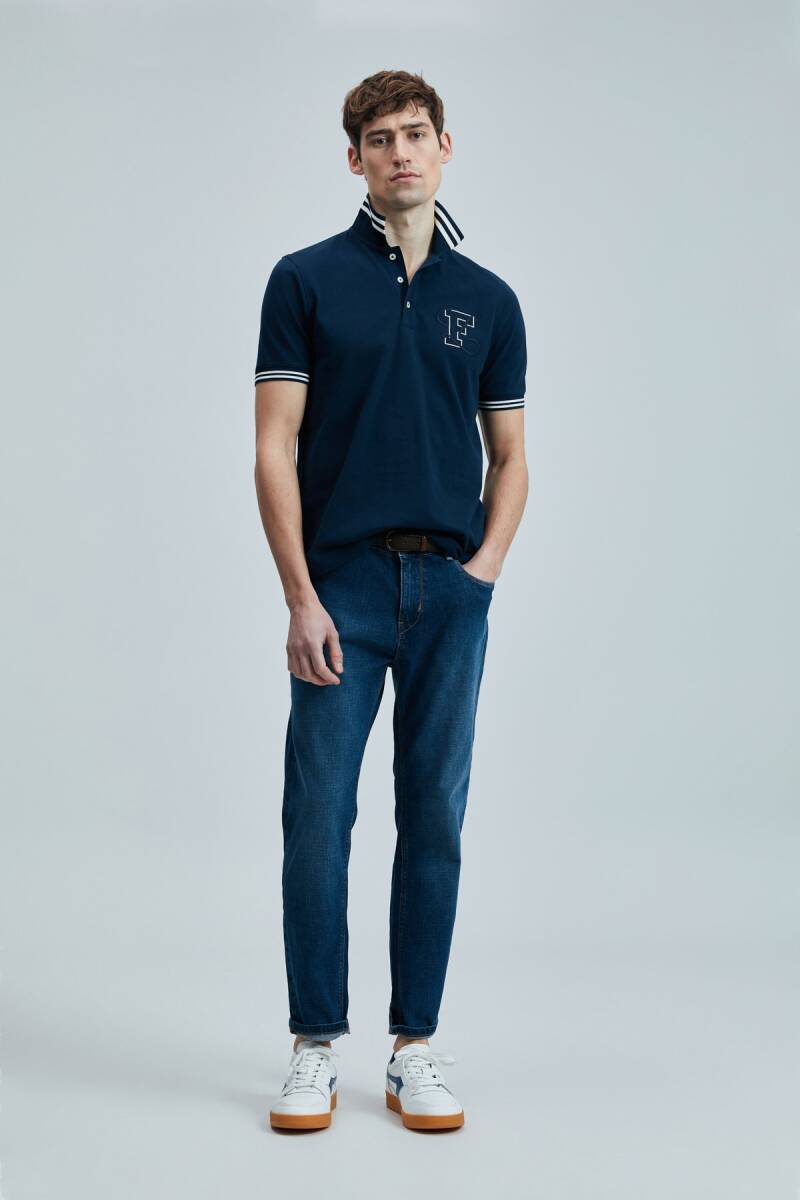 Everes Smart Erkek Polo Tişört Lacivert - 5