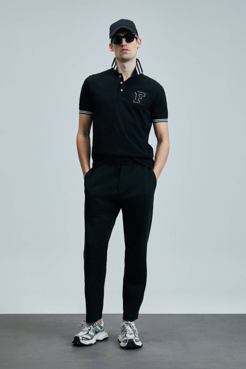 Everes Smart Erkek Polo Tişört Siyah - 2