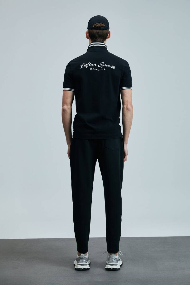 Everes Smart Erkek Polo Tişört Siyah - 6