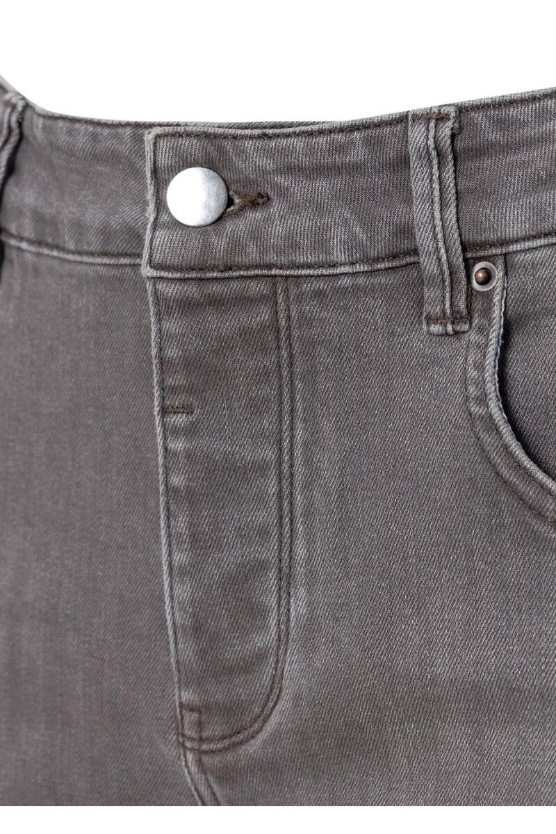 Evlo Kahve Renk Beş Cepli Denim Pantolon - 2