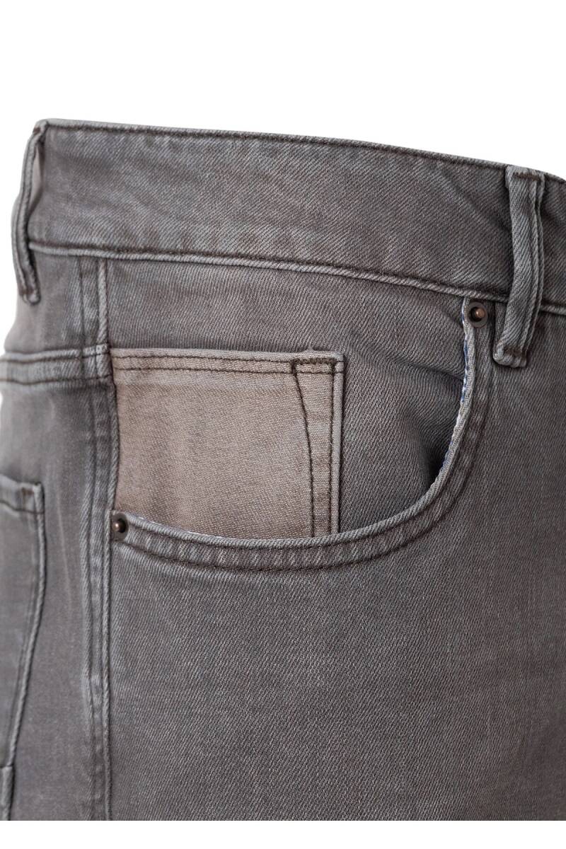 Evlo Kahve Renk Beş Cepli Denim Pantolon - 3
