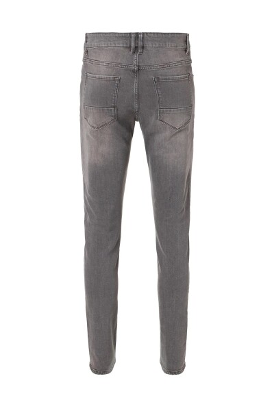 Evlo Kahve Renk Beş Cepli Denim Pantolon - 4