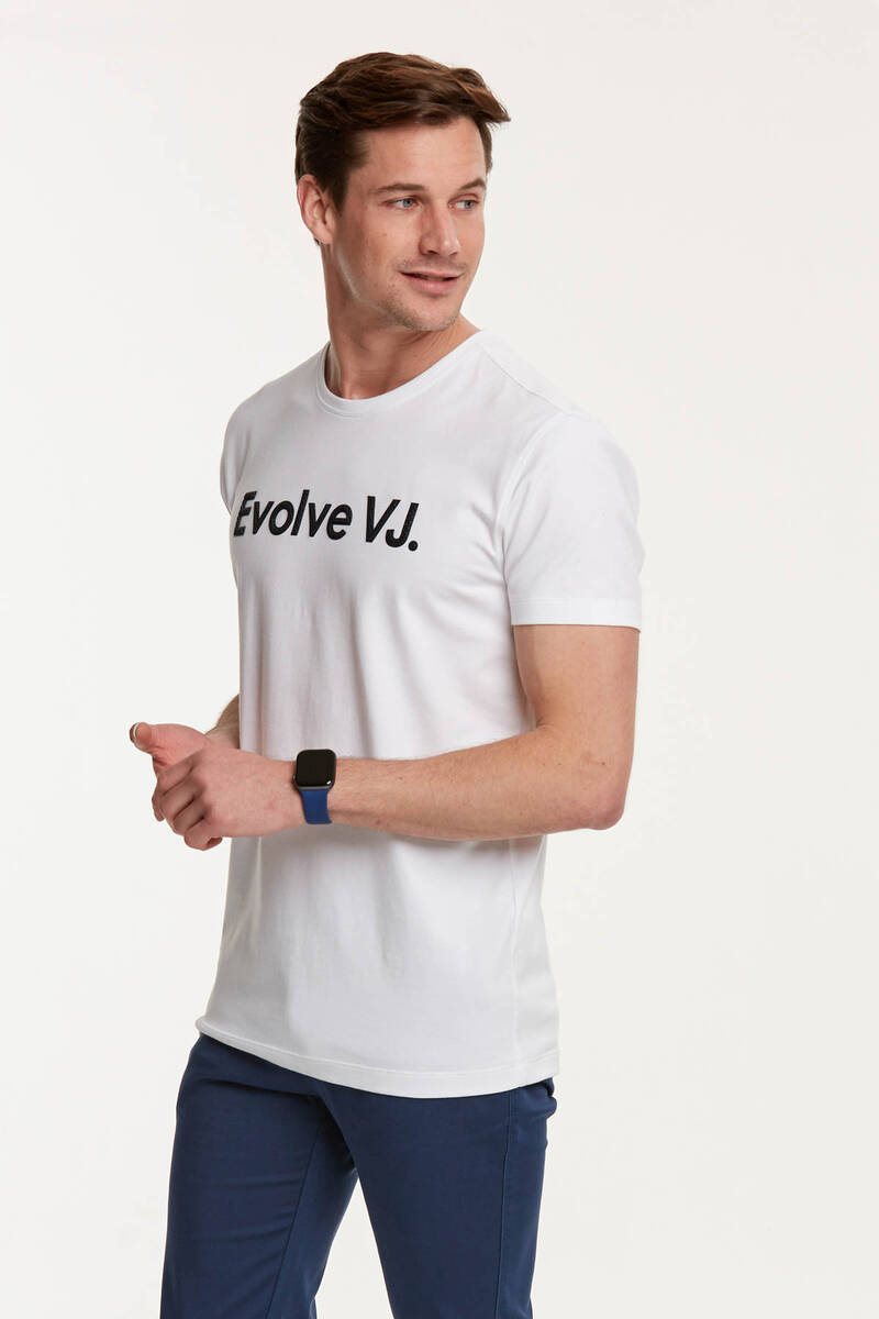 Evolve VJ Printed Round Neck Men's T-Shirt
