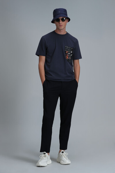 Exotıc Modern Grafik T- Shirt Antrasit - 2