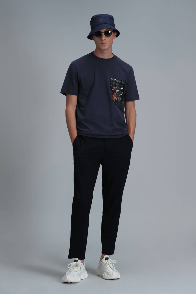 Exotıc Modern Grafik T- Shirt Antrasit - 2