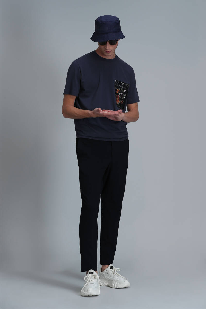 Exotıc Modern Grafik T- Shirt Antrasit - 4