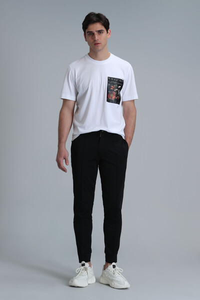 Exotıc Modern Grafik T- Shirt Beyaz - 2