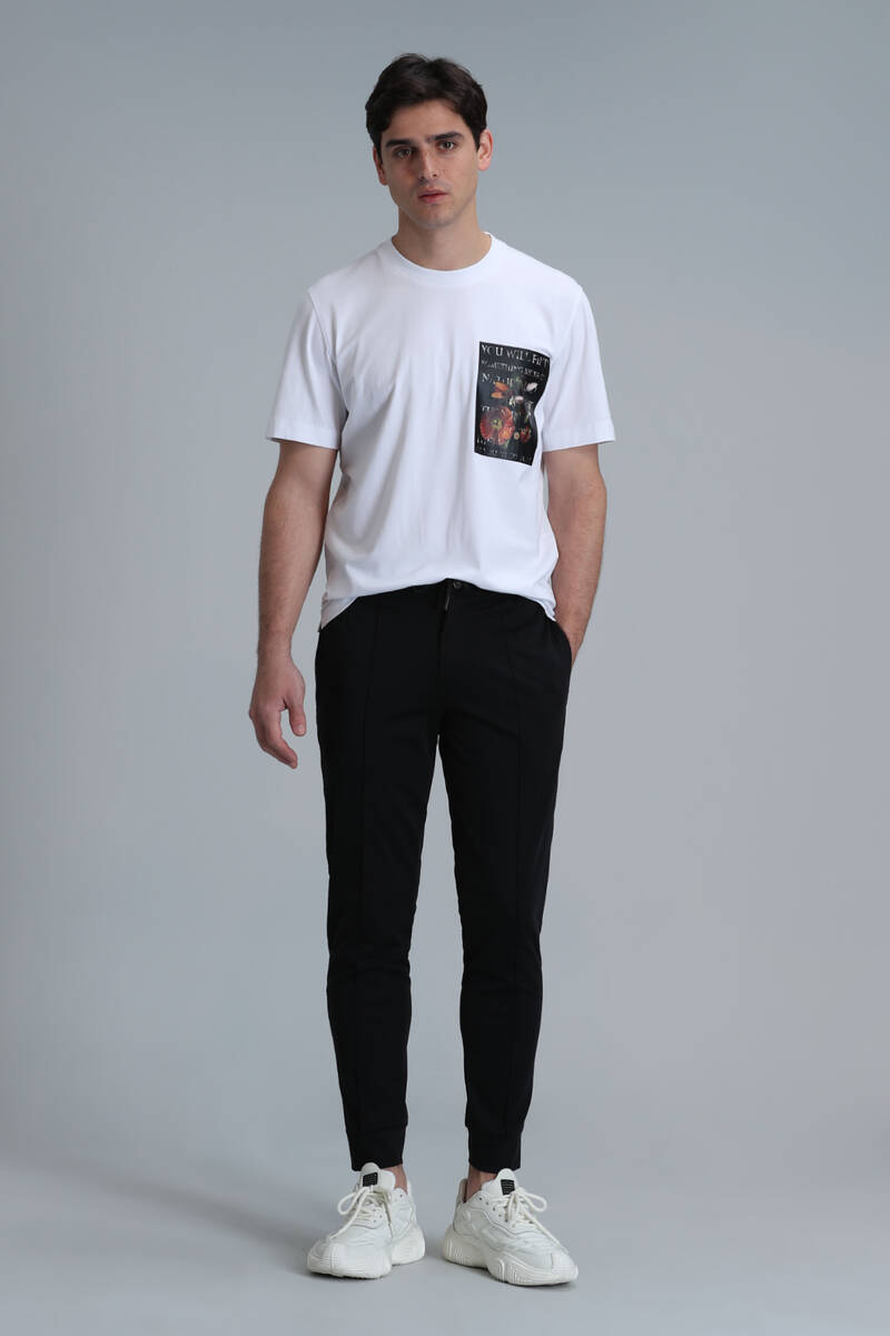 Exotıc Modern Grafik T- Shirt Beyaz - 2