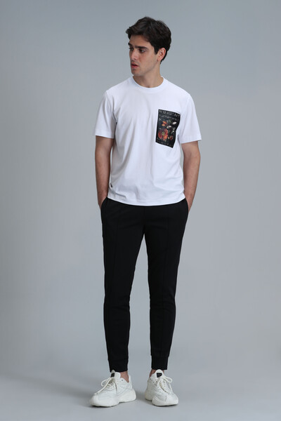 Exotıc Modern Grafik T- Shirt Beyaz - 4