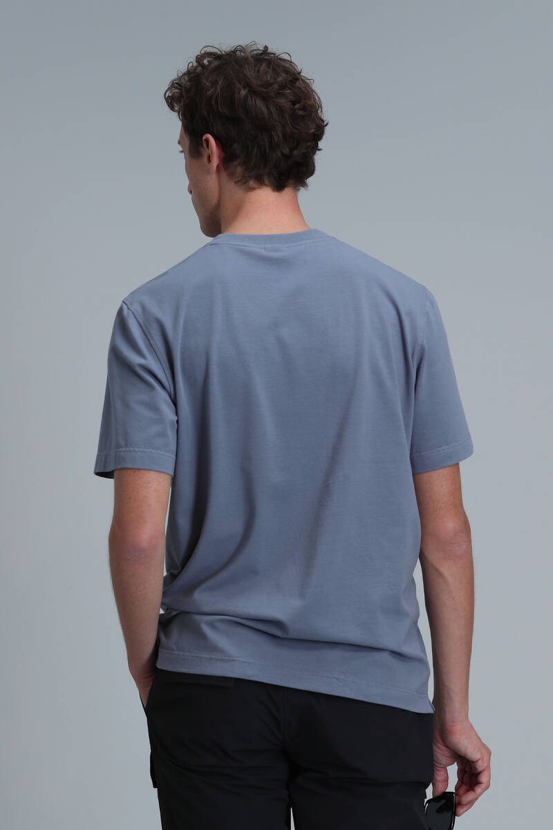Exotıc Modern Grafik T- Shirt Koyu Gri - 6