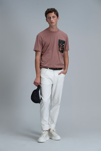 Exotıc Modern Grafik T- Shirt Tarçın - 4