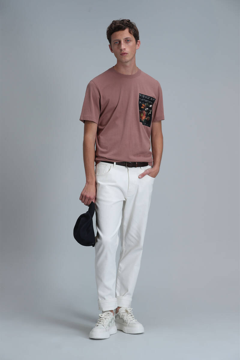 Exotıc Modern Grafik T- Shirt Tarçın - 4