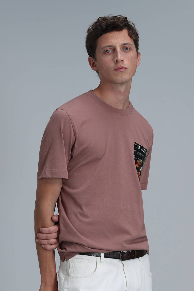 Exotıc Modern Grafik T- Shirt Tarçın - 5