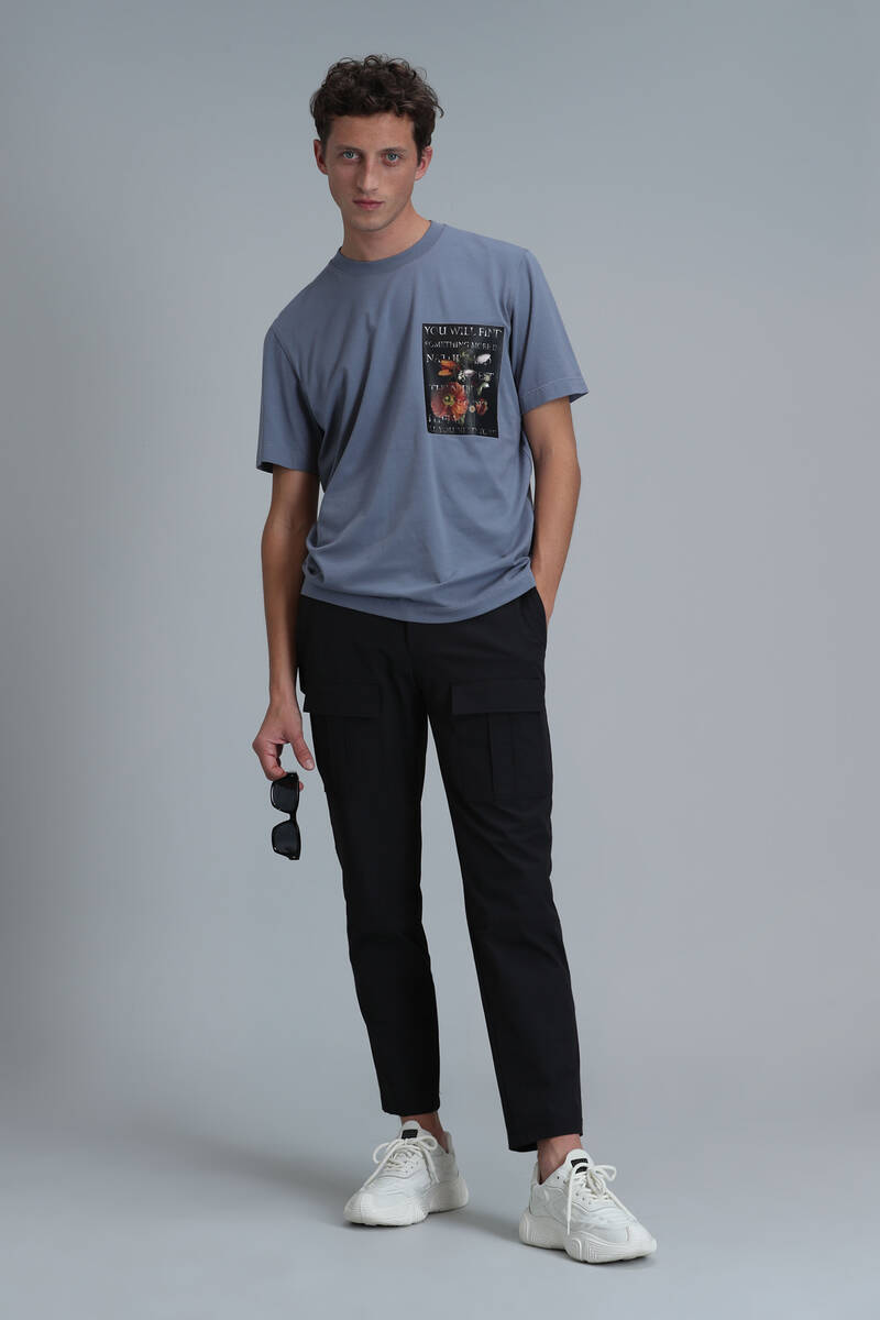 Exotic Modern Graphic T-Shirt Dark Gray - 2