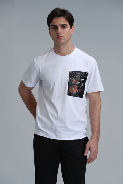 Exotic Modern Graphic T-Shirt White - 3