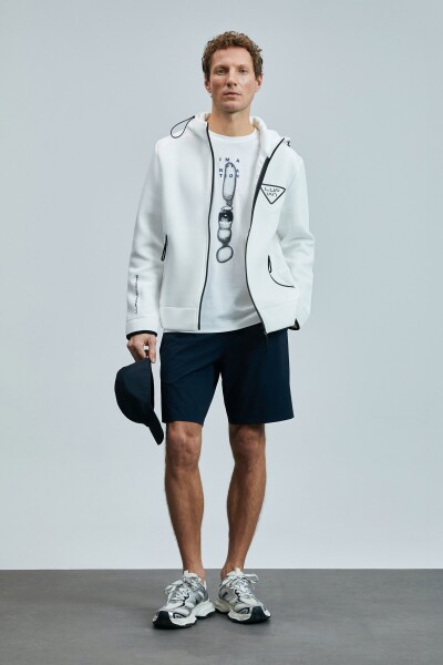 Eye Modern Grafik T- Shirt Beyaz - 3
