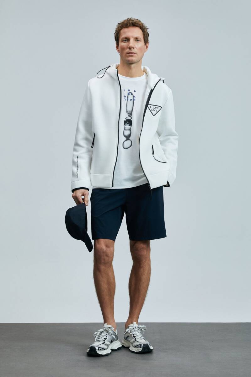 Eye Modern Grafik T- Shirt Beyaz - 3