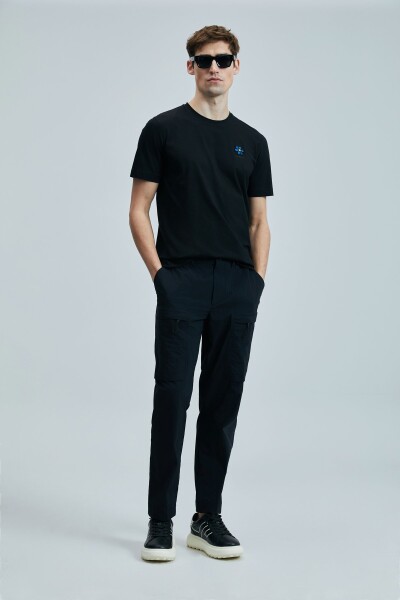 Eye Modern Grafik T- Shirt Siyah - 2