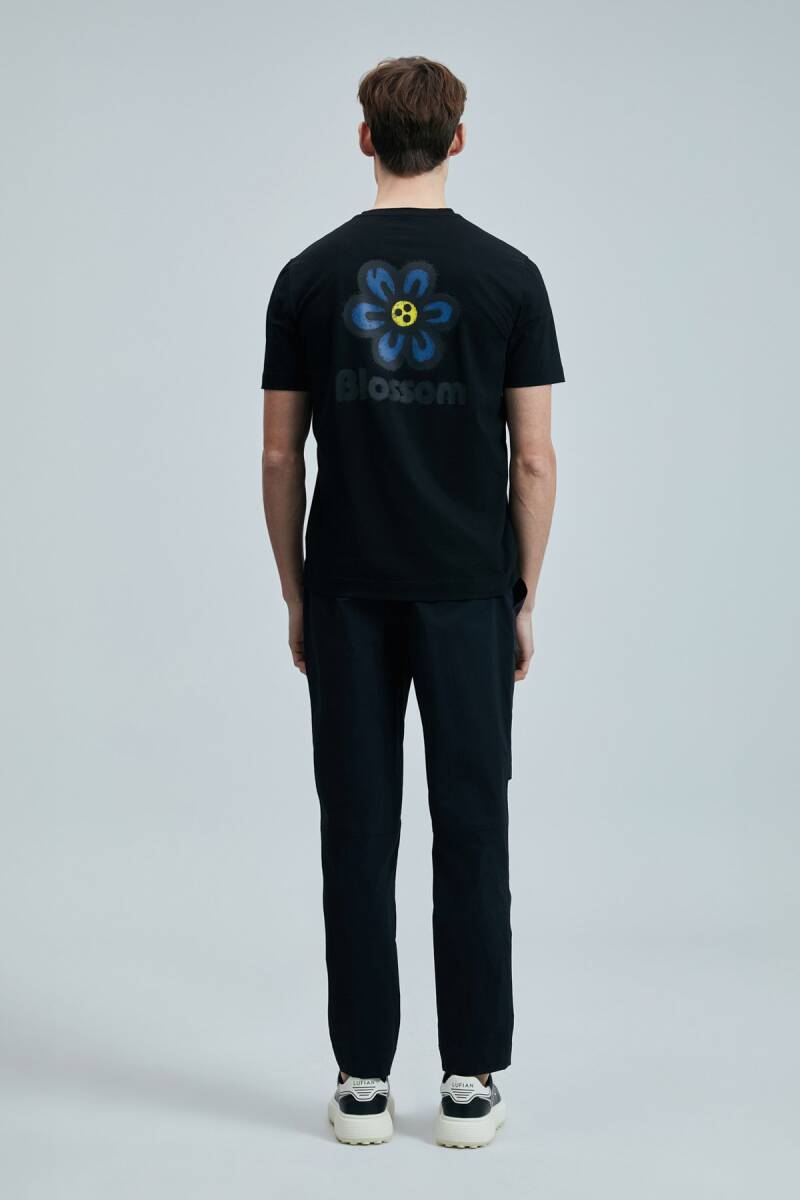 Eye Modern Grafik T- Shirt Siyah - 6