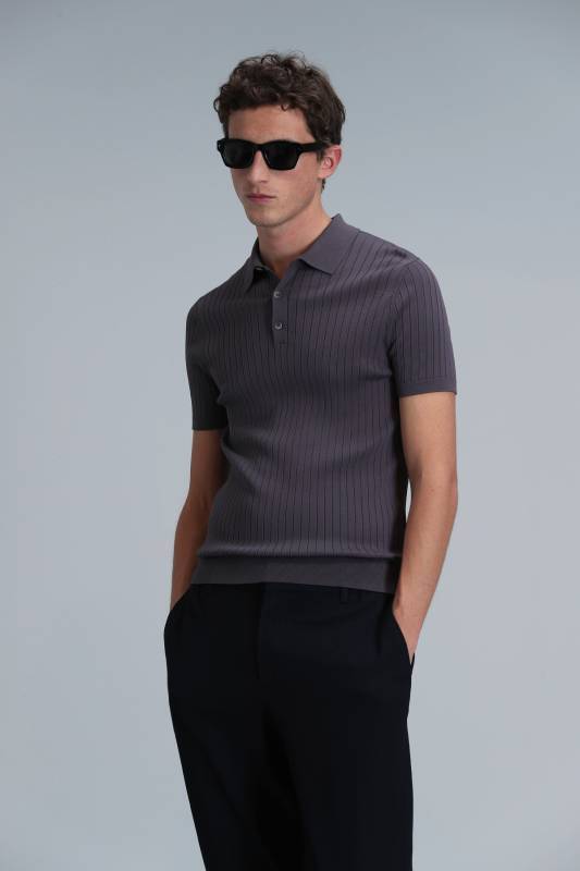Eze Men's Sweater Plum - 1