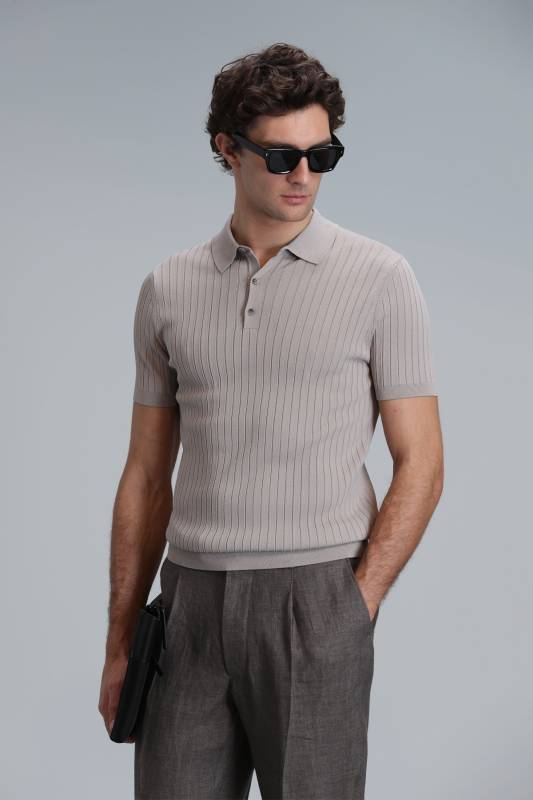 Eze Men's Sweater Beige - 3