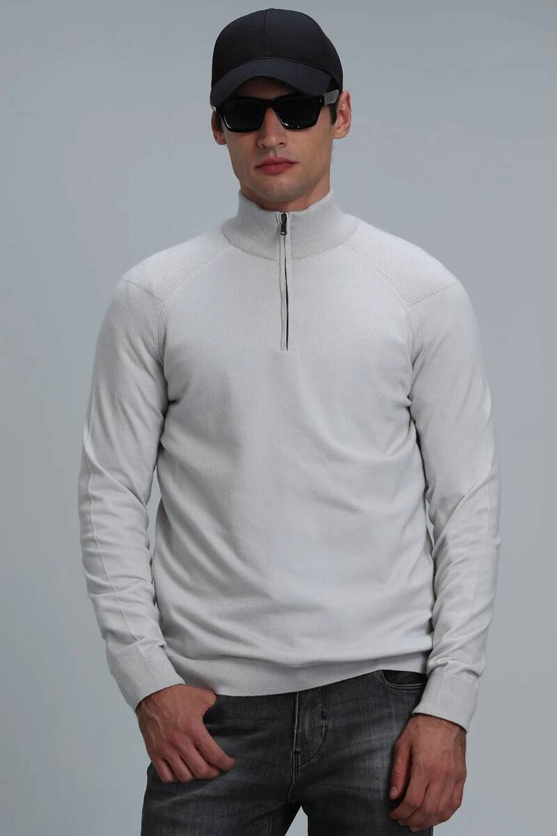 Face Erkek Kazak Ekru - 1