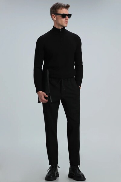 Face Men's Sweater Black - 2