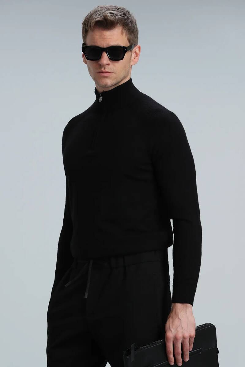 Face Men's Sweater Black - 3