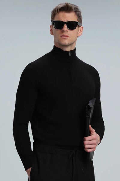 Face Men's Sweater Black - 5