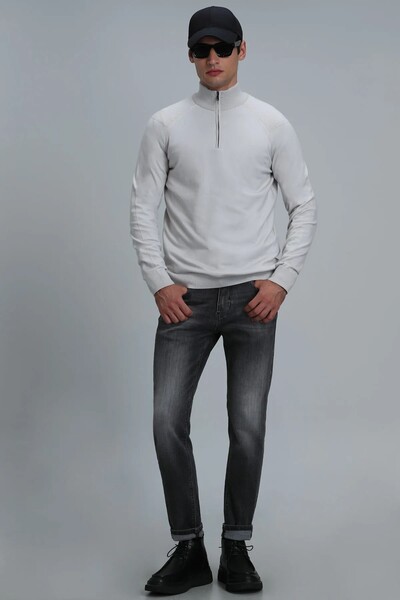 Face Men's Sweater Ecru - 2