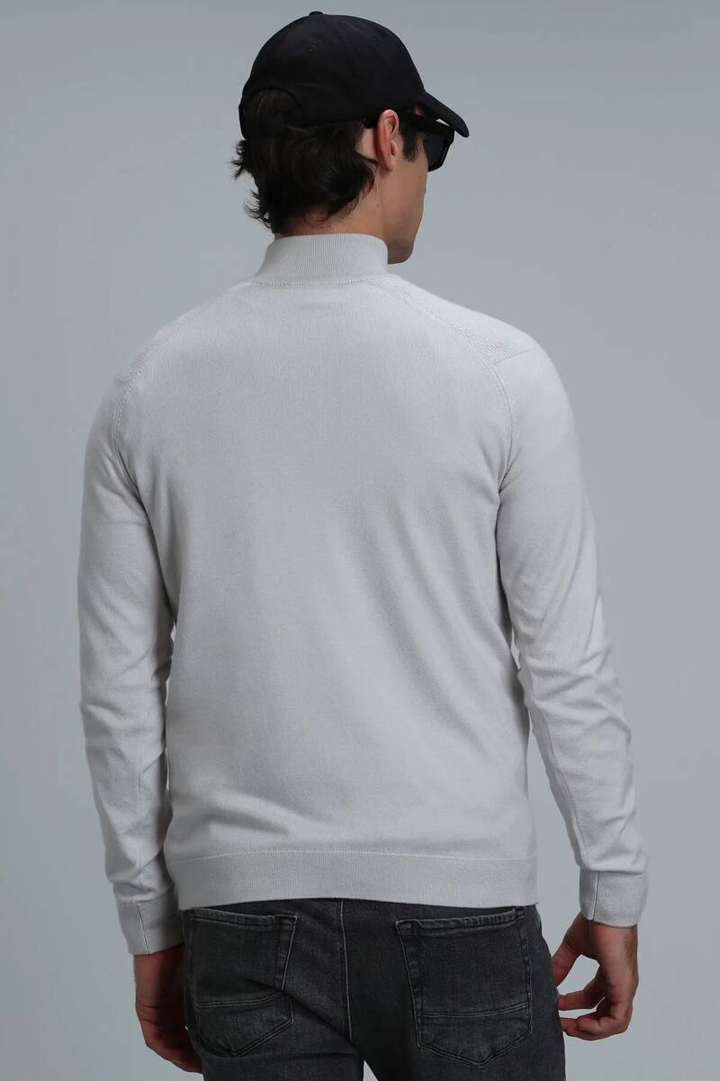 Face Men's Sweater Ecru - 6