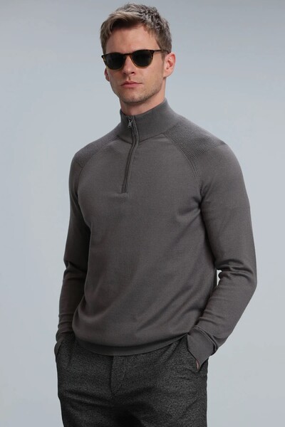 Face Men's Sweater Mink - 5