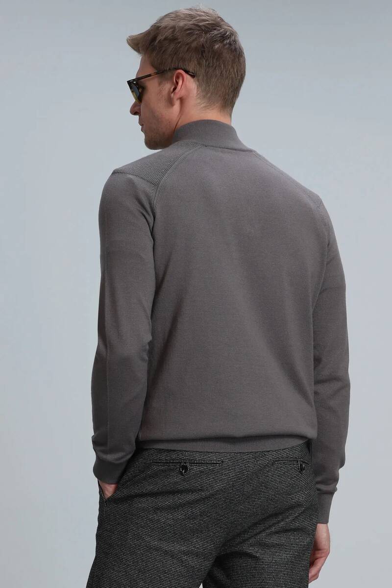 Face Men's Sweater Mink - 6
