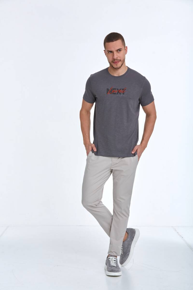 Fair Printed Men's T-Shirt Anthracite - 4