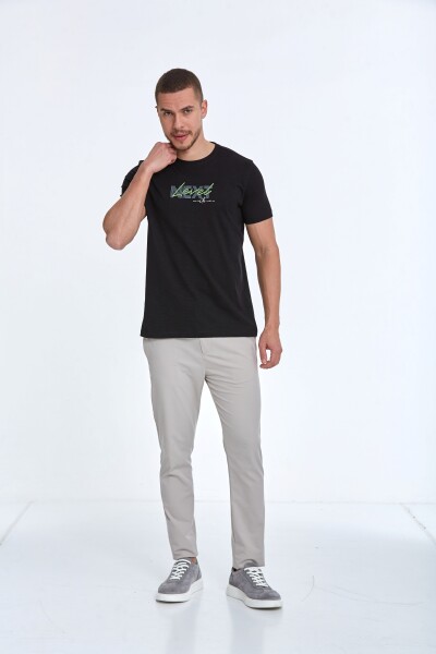 Fair Printed Men's T-Shirt Black - 3