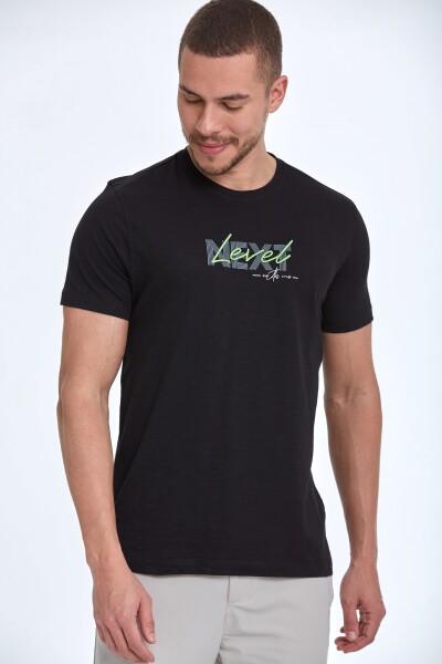 Fair Printed Men's T-Shirt Black 