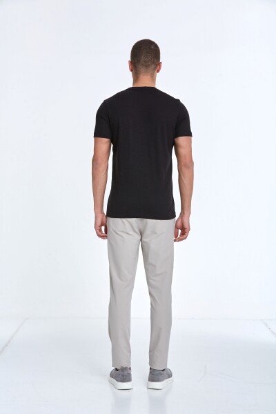Fair Printed Men's T-Shirt Black - 5