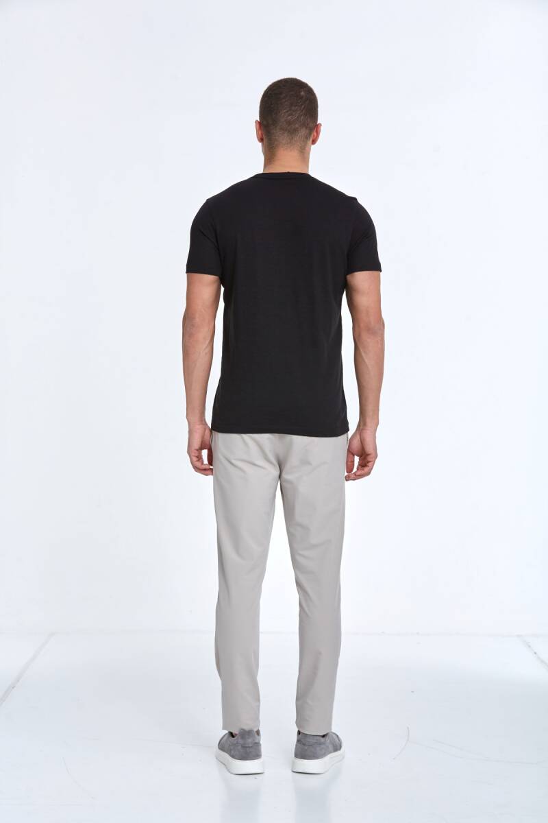 Fair Printed Men's T-Shirt Black - 5