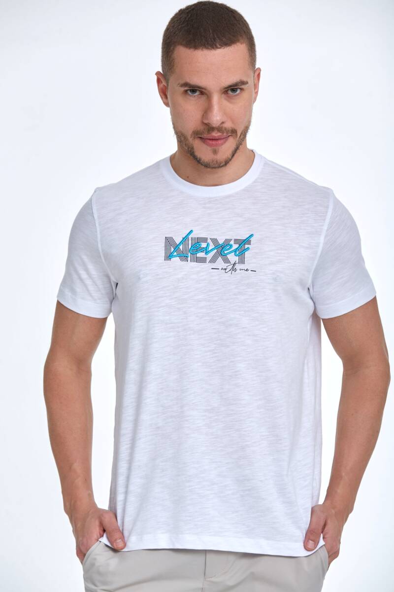 Fair Printed Men's T-Shirt White - 1