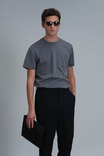 Felıx Modern Grafik T-Shirt Gri 