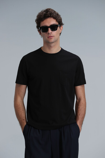 Felıx Modern Grafik T-Shirt Siyah 