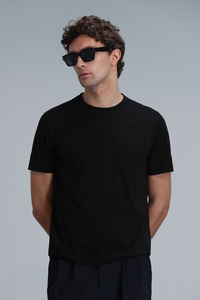 Felıx Modern Grafik T-Shirt Siyah - 3