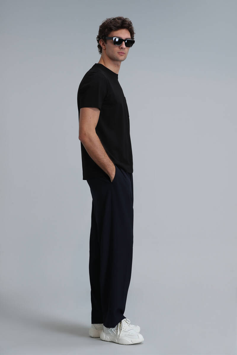 Felıx Modern Grafik T-Shirt Siyah - 4