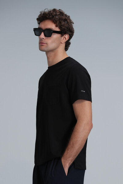 Felıx Modern Grafik T-Shirt Siyah - 5