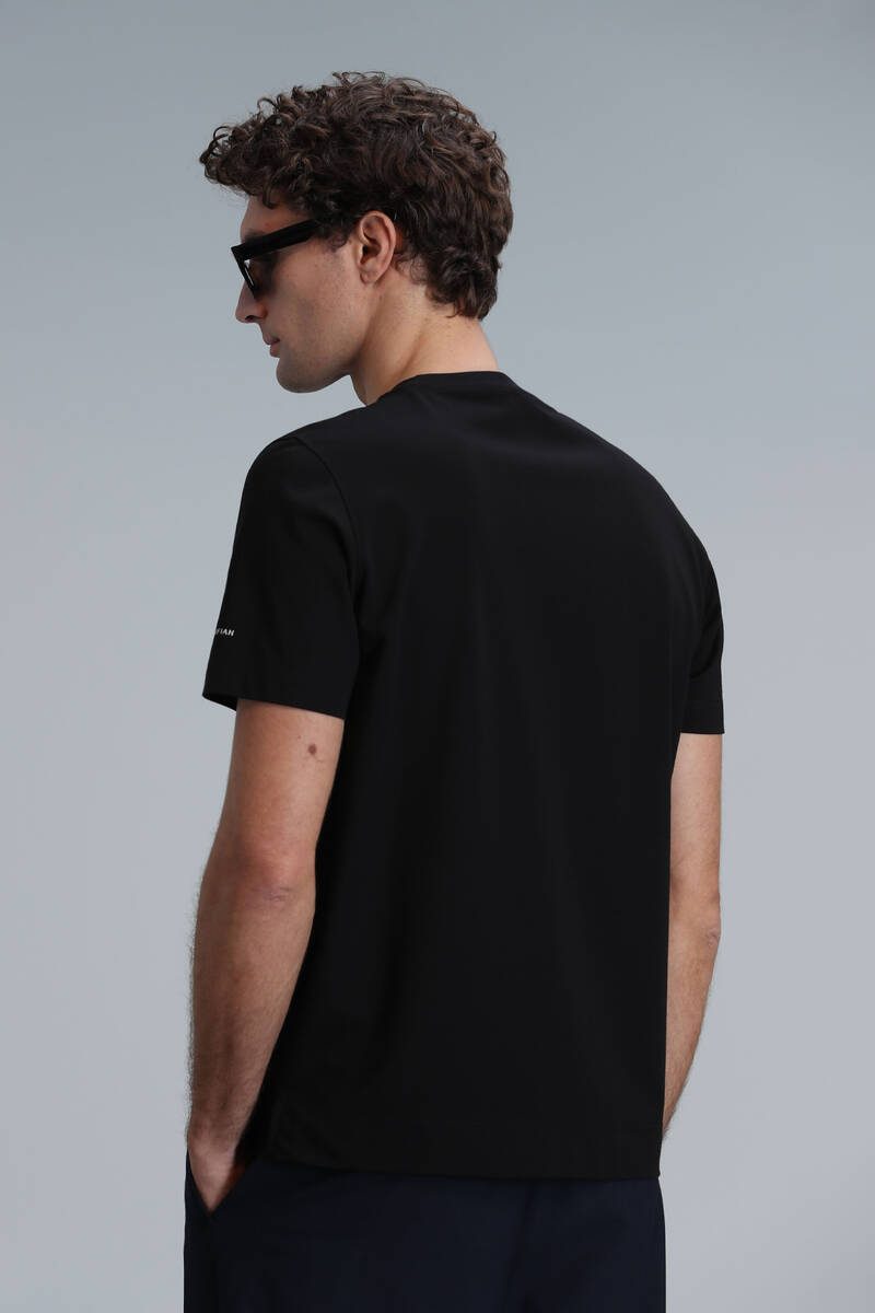 Felıx Modern Grafik T-Shirt Siyah - 6