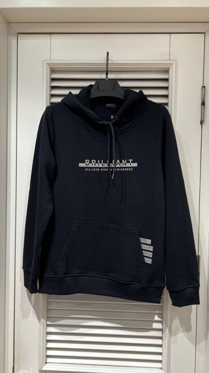 Fern Kapüşonlu Erkek Sweatshirt Lacivert - 1