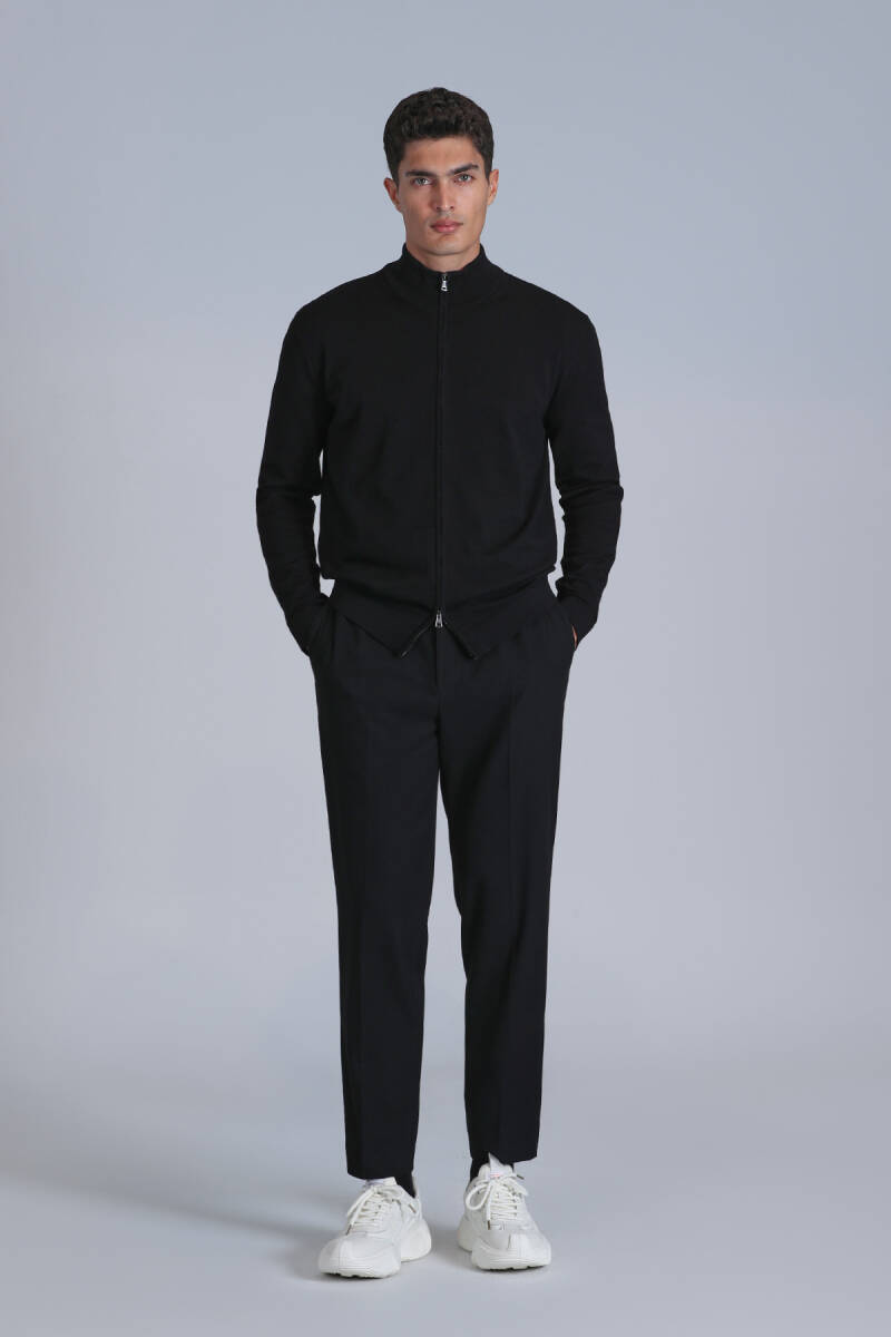 Force Erkek Hırka Siyah - 4