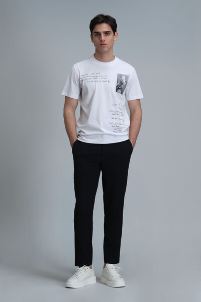Fred Modern Graphic T-Shirt White - 2