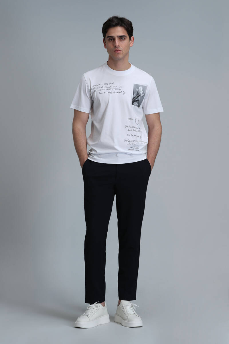 Fred Modern Graphic T-Shirt White - 2