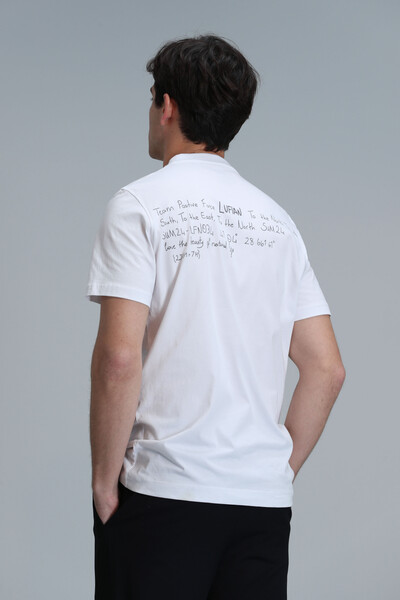 Fred Modern Graphic T-Shirt White - 6